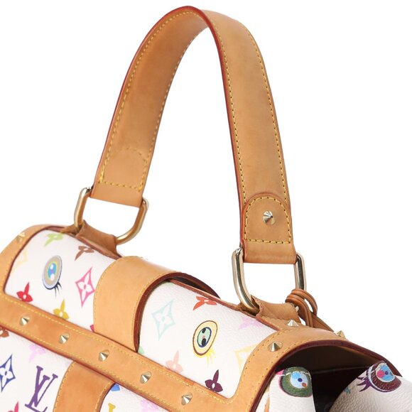 Louis Vuitton x Murakami Sac Retro GM Eye Love Monogram Handbag M92053 Blanc - Picture 5 of 10